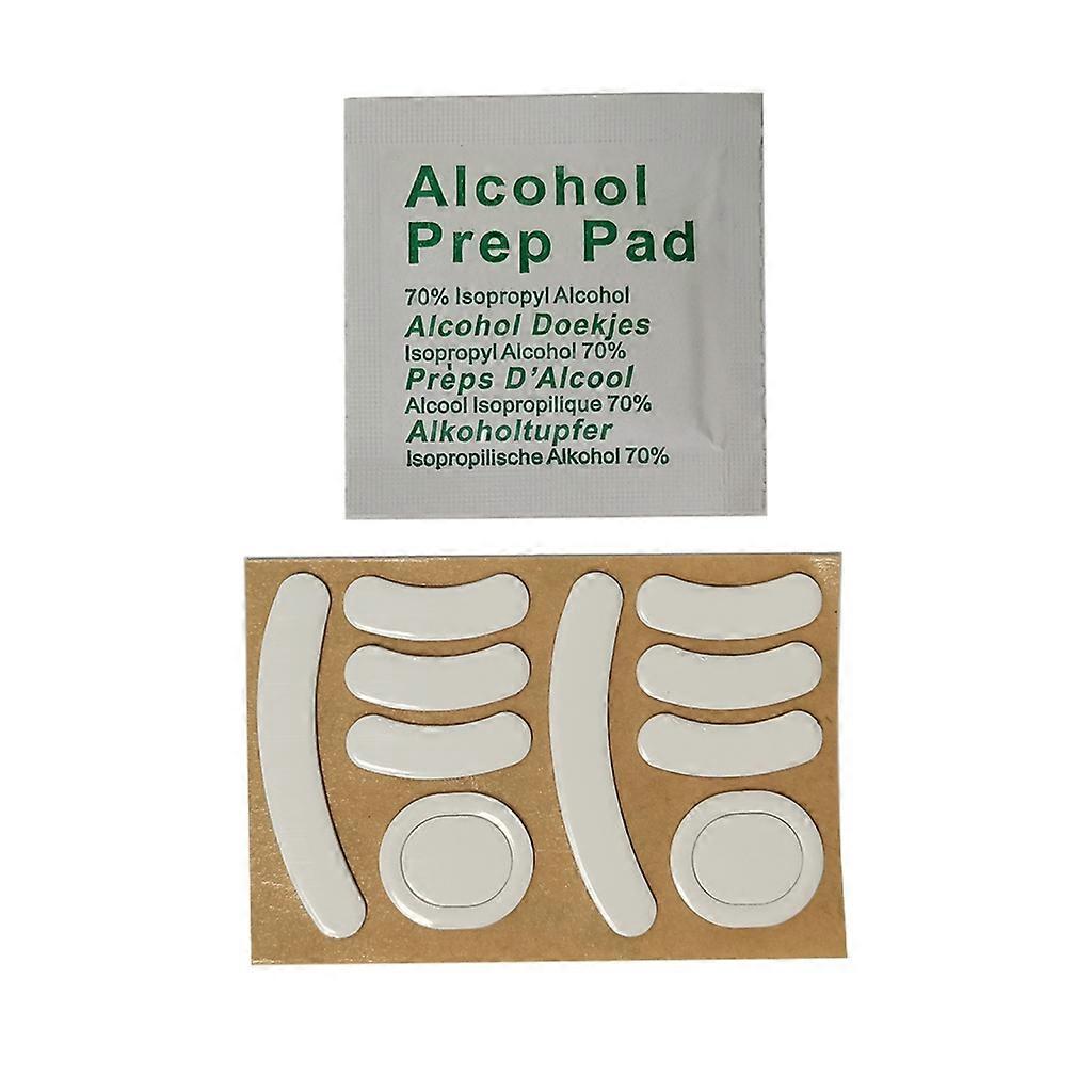  2Sets Mouse Skates Glide Feet Pads Mouse Feet Pegatina para logitech G Pro W Wireless Mouse Bordes curvos redondeados