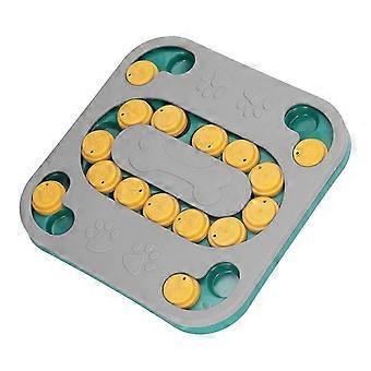 Dog Puzzle Toys Educational Relieve Boredom Dog Food Dispenser Game for Interactive Training Grey