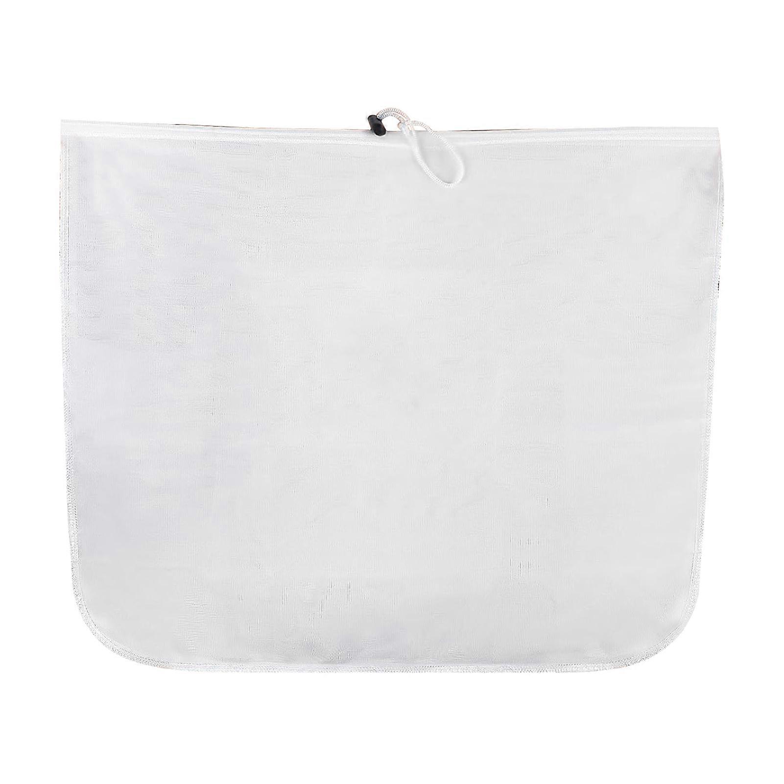Large Brewing Filter Bags 250 Micron Fine Mesh Strainer Bag Reusable Replaceable Brewing Bags with Adjustable Drawstring for Home Brewing Hops Grains 