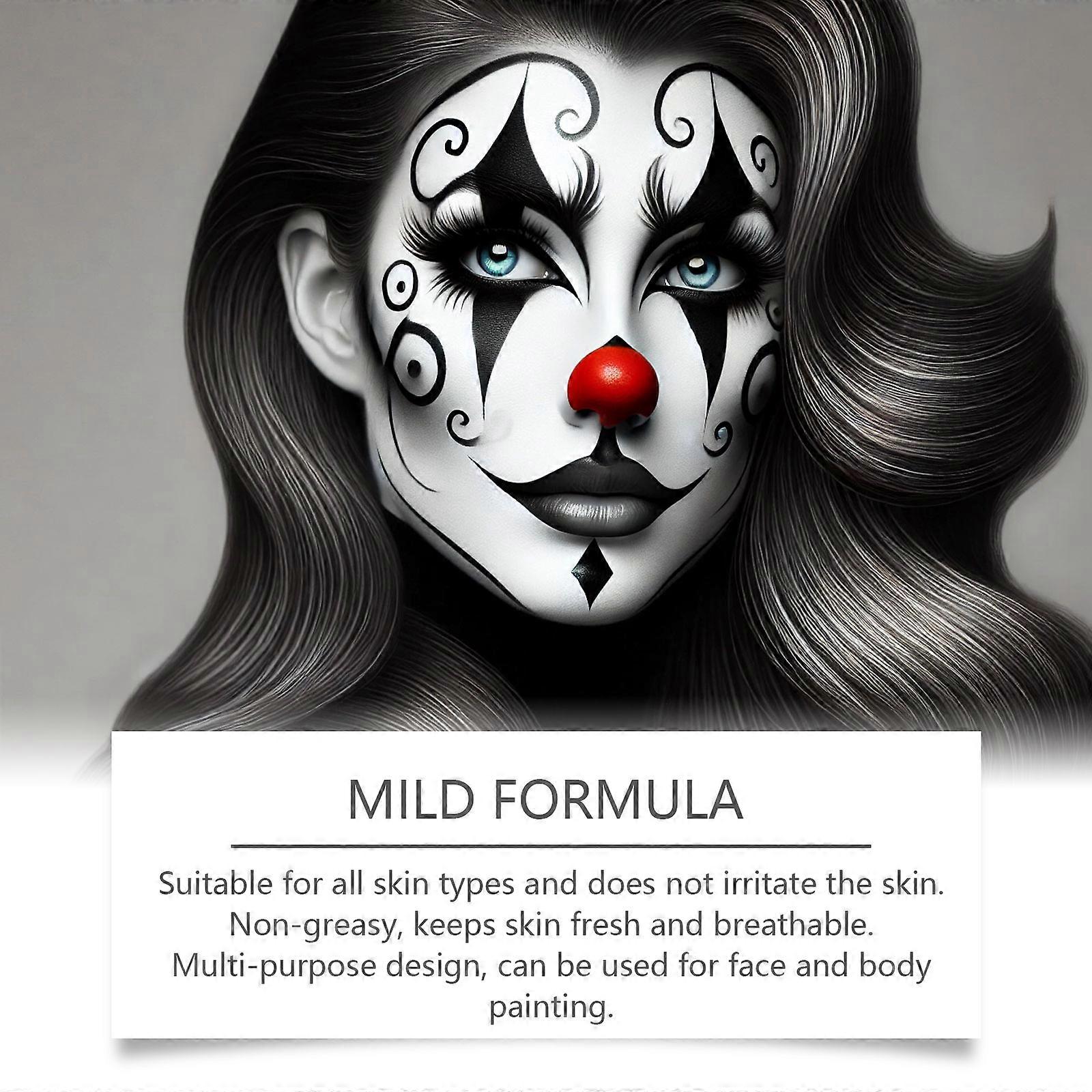 18 Colors Halloween Cosmetics Body Paint