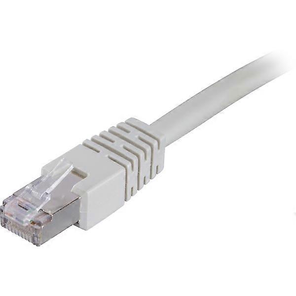 DELTACO Cat6 netwerkkabel, 25m, grijs