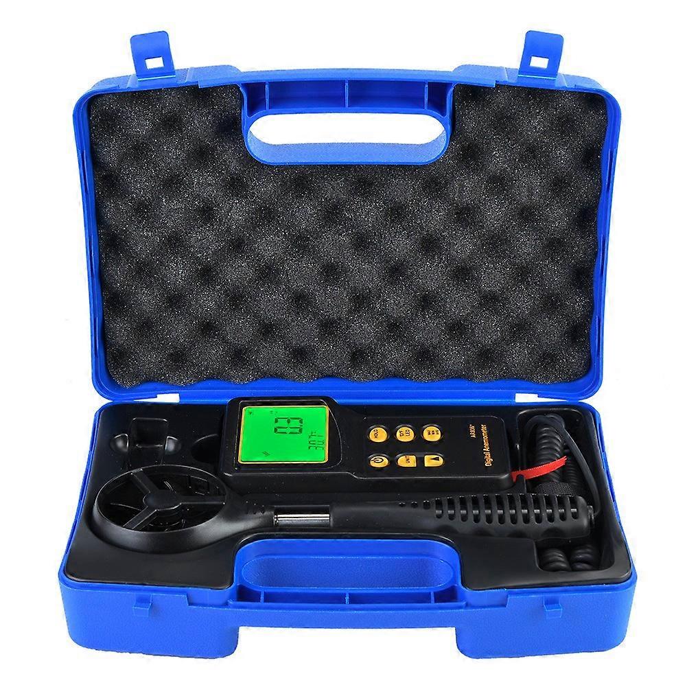 SMART SENSOR AR836+ Digital Anemometer 0.3-45m/s Wind Speed Temperature Air Flow Tester