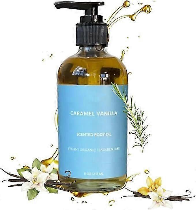 زيت الجسم بالكراميل والفانيليا ، زيت الجسم بالكراميل والفانيليا ، زيت الجسم ، زيت مرطب للجسم