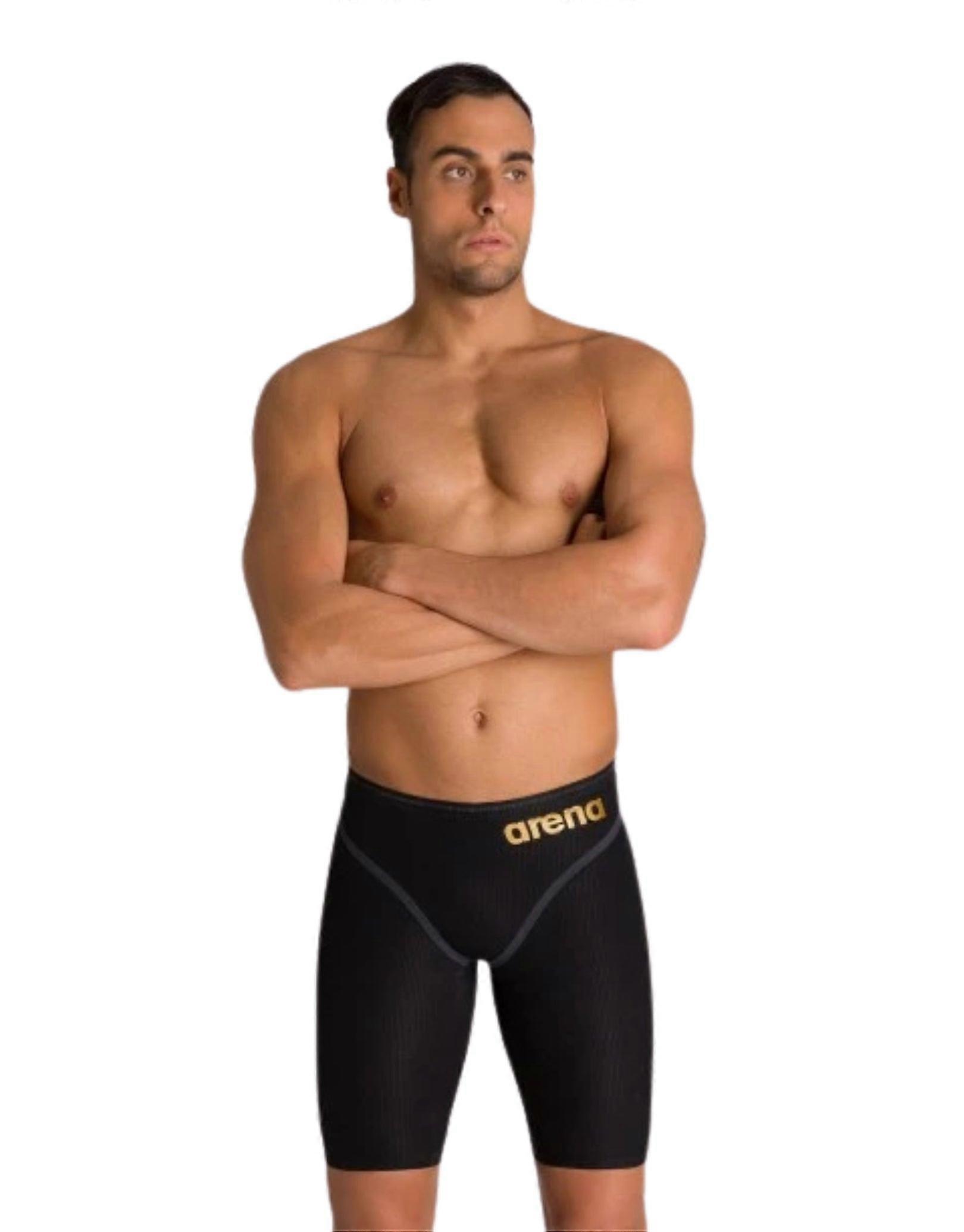 Arena Powerskin Carbon Core FX Jammer - Black/Gold