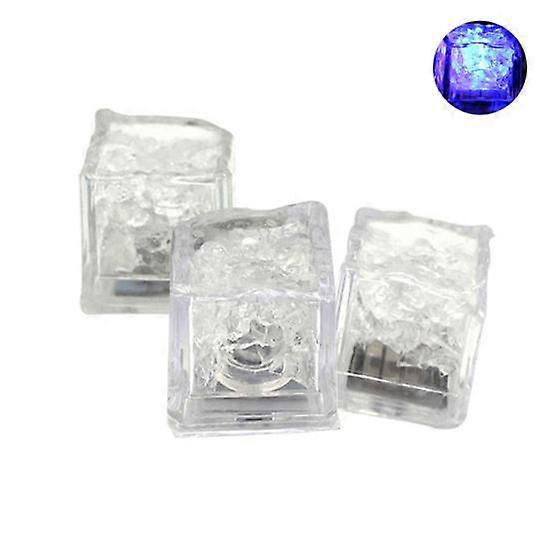 3Pcs LED Light Night Ice Cubes Luminous Party Lamp Bar Wedding Cup Decoration