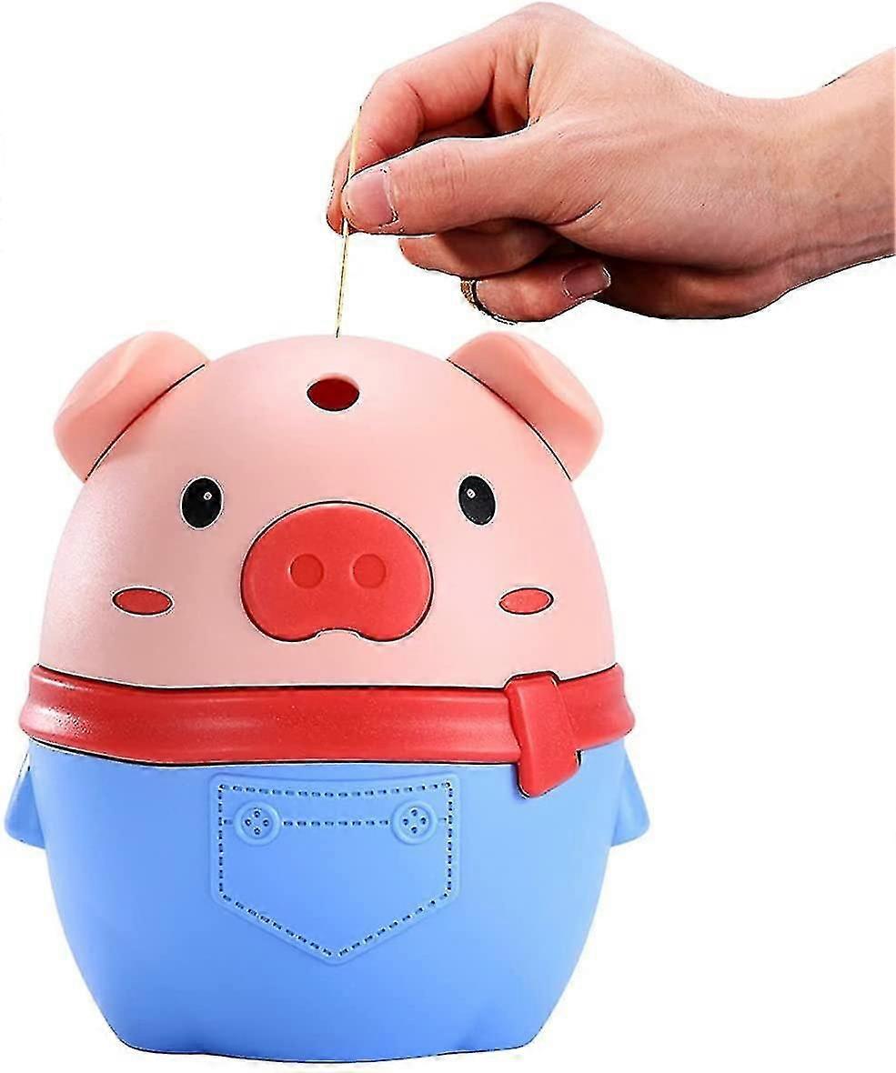 Automatic Toothpick Dispenserfunny Toothpick Box(1piece,blue)