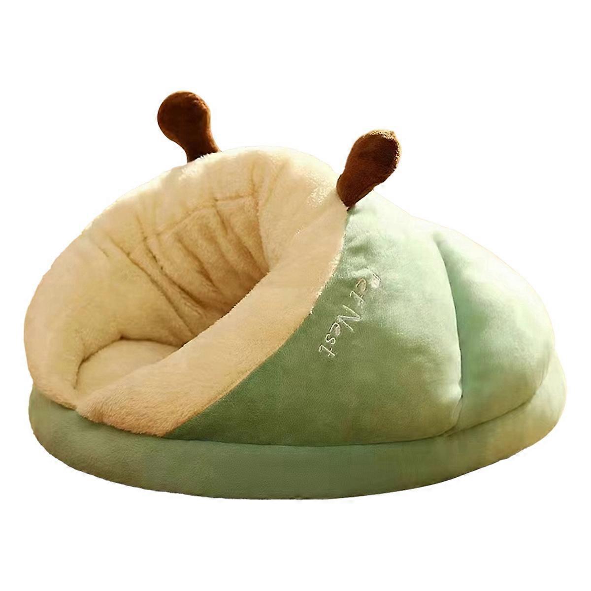 Small and medium-sized dog and cat plush pet beds, comfortable teddy bear sleeping nests, warm puppy cave houses