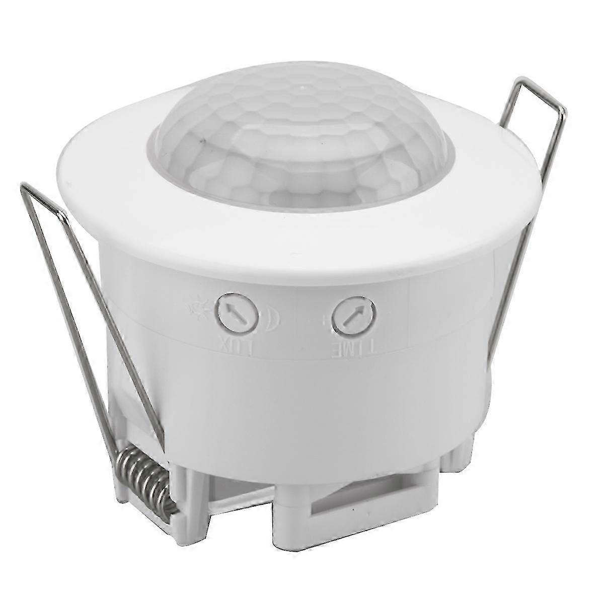 Ceiling Recessed PIR Motion Sensor Infrared Adjustable Detector compatible Corridor Warehouse Stairs