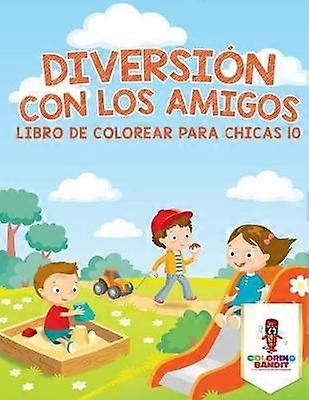 Diversin Con Los Amigos Libro De Colorear Para Chicas 10