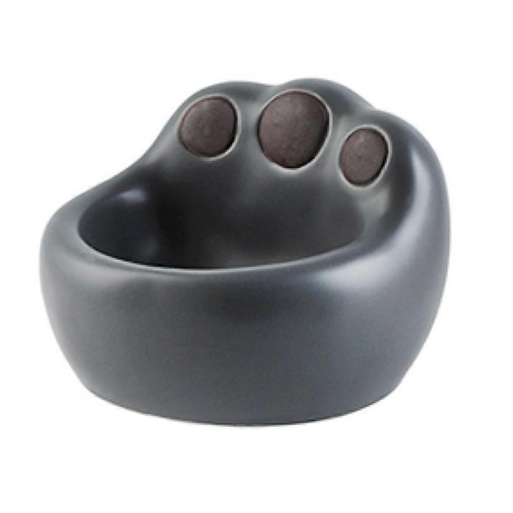 Creative Ceramic Pet Bowl, High Foot, Cat Claw Pattern