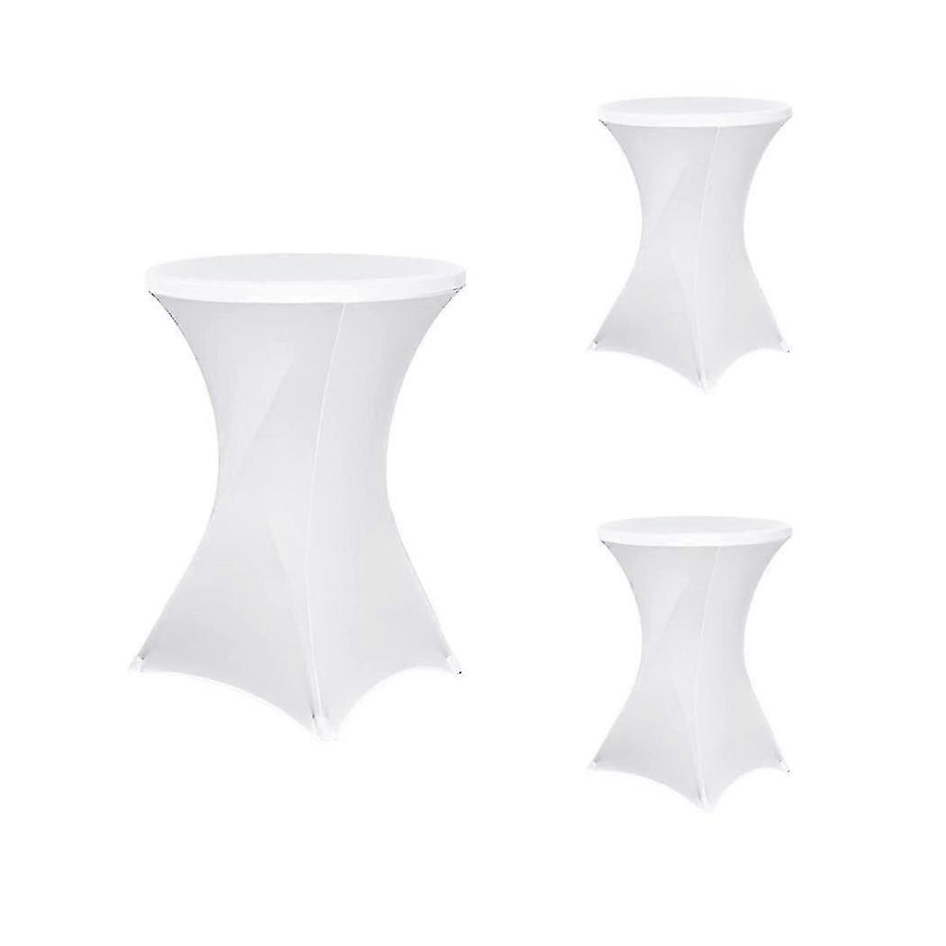 3pcs Stretch Bar Table Covers For Bistro Table Reinforcement In The Foot Area Stretch Cover For Bar