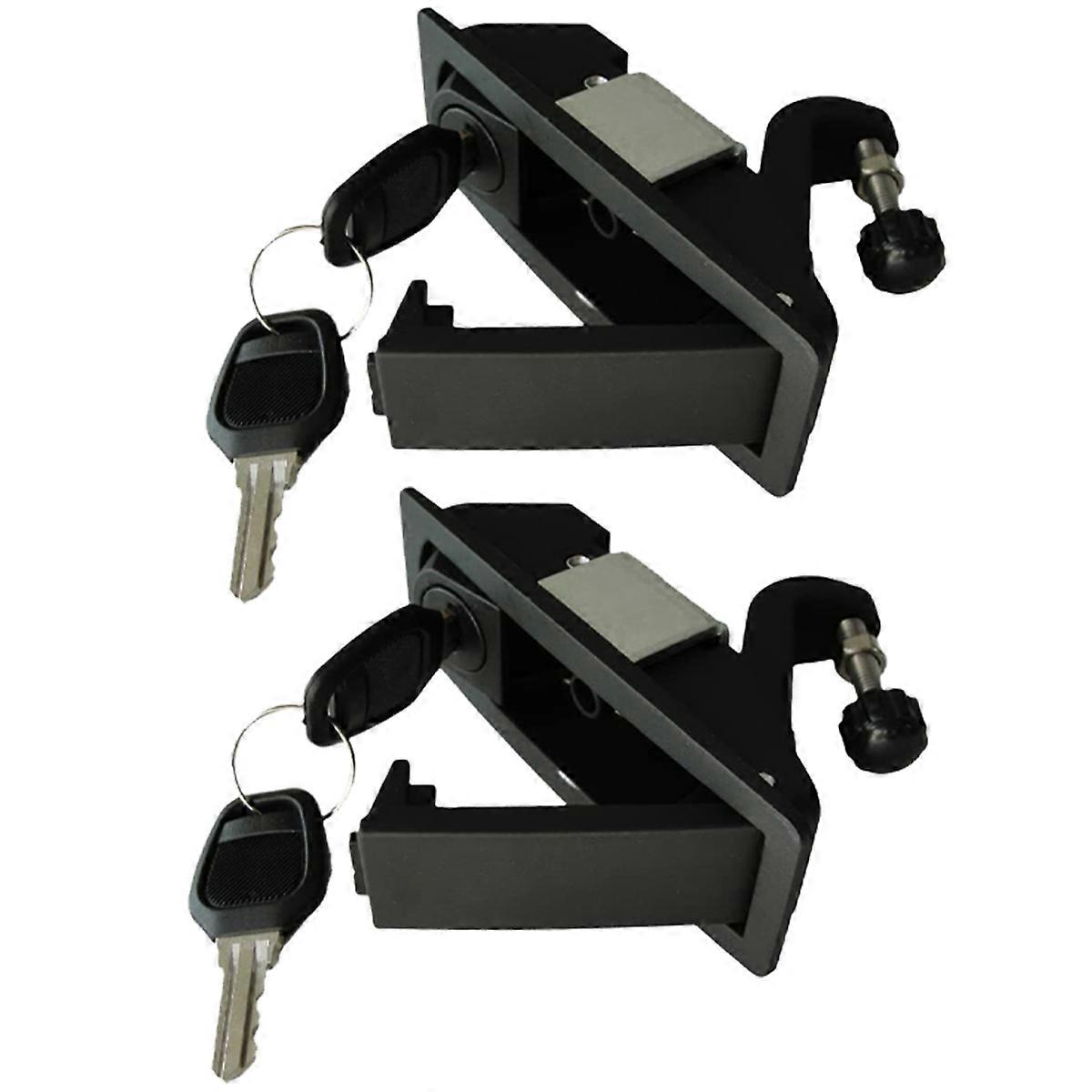 2PCS Compression Latch Lock Trigger Latch Lock Zinc Alloy Adjustable Lever Hand Operated Compression Latch Flush Silvers