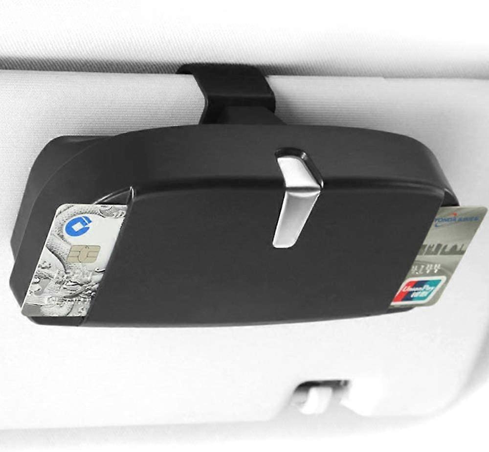 Car Glasses Storage Case, Magnetic Closure, Sun Visor Organizer