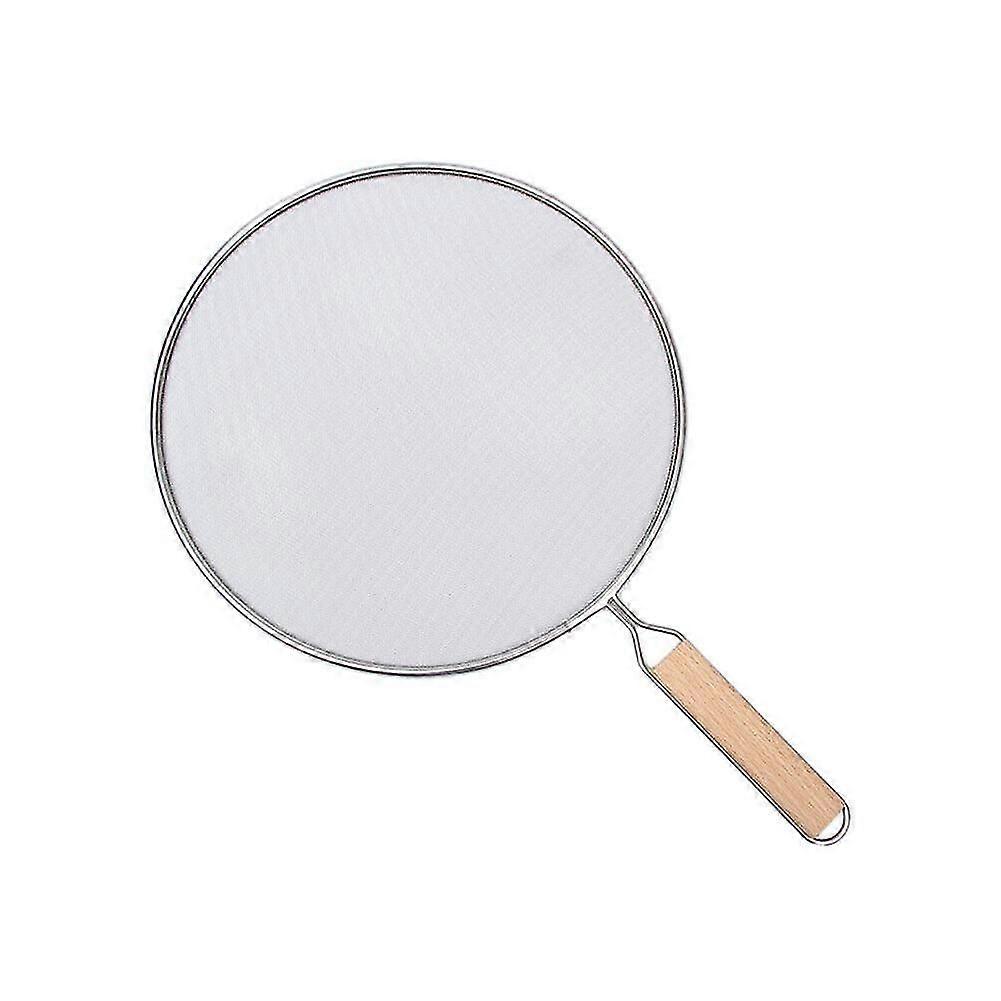Fine Mesh Stainless Steel Splatter Guard Anti Oil Splash Frying Pan Cover Screen