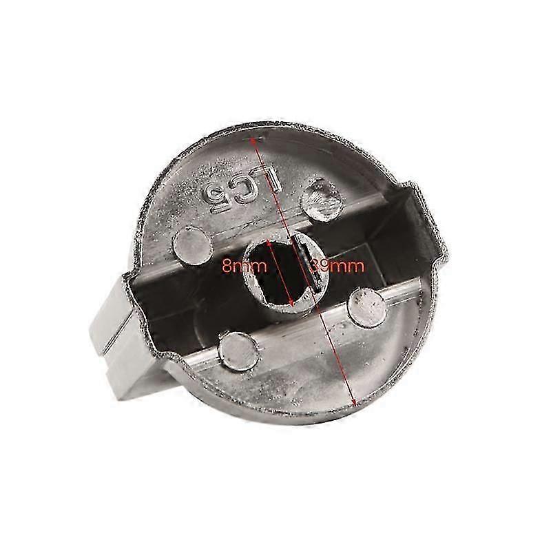 8Pcs Metal 8Mm Universal Gas Stove Control Knobs Adaptors Switch Cooking Surface Control Locks Gas