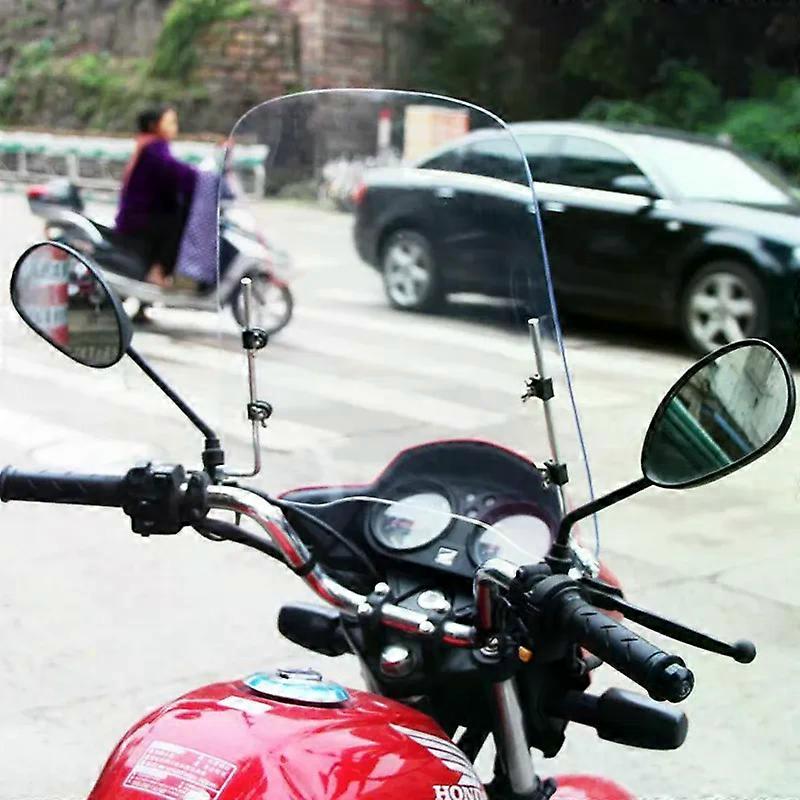 Motorcycle Airflow Universal Adjustable Windscreen Electric Vehicle Windshield Windshield Motorcycle Accessories MAXP