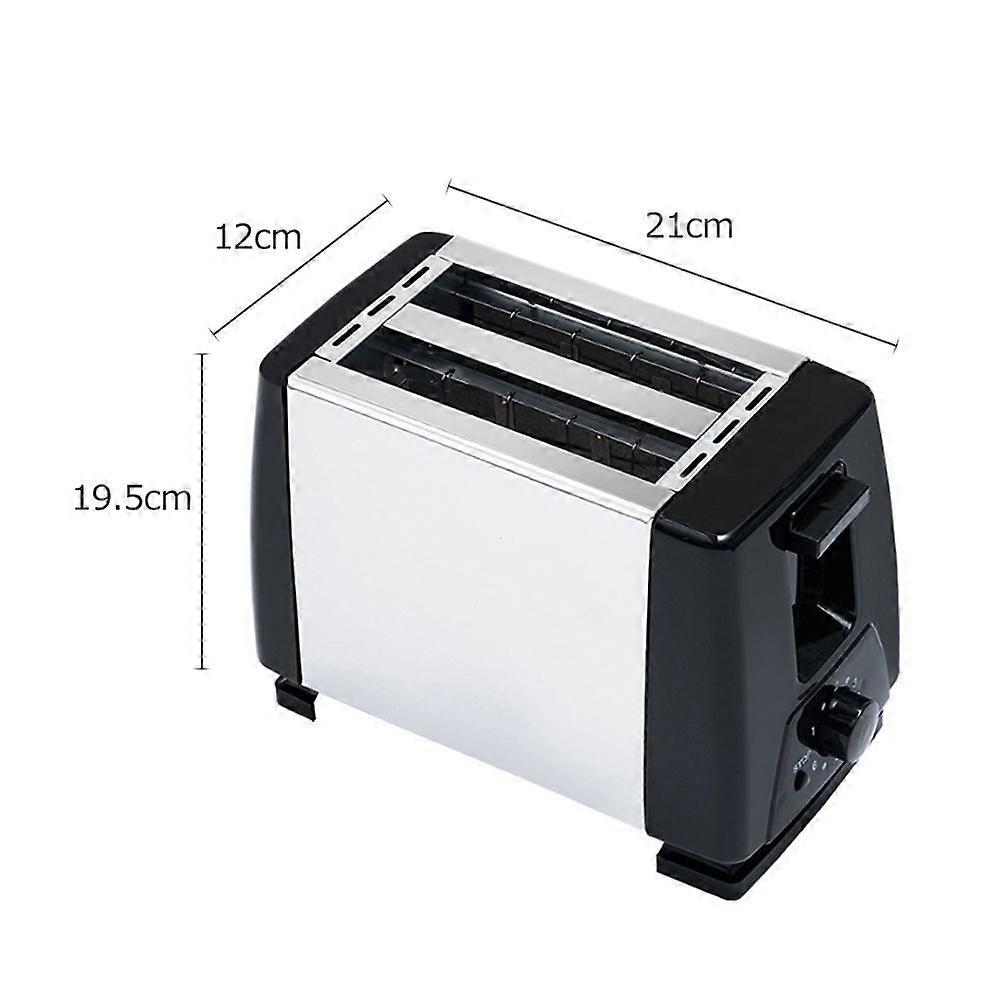 Toaster Maker Home Stainless Steel can Toast Two Pieces Breakfast Bread Sandwich Light Food Maker