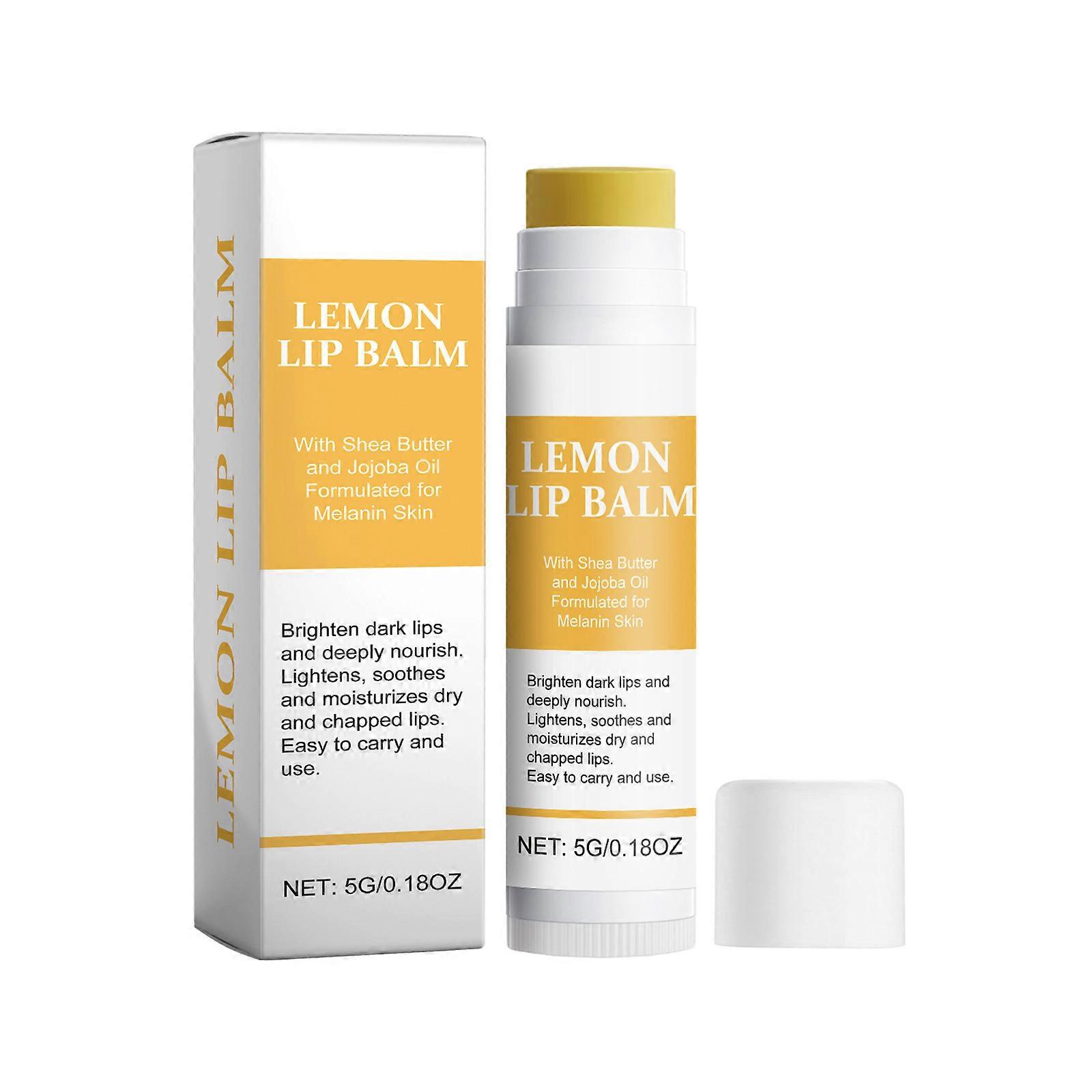 Lip Balm With Turmeric And Lemon Lip Balm With Lemon Soothes Protects Lips From Drying Out For Smoothly Soft Lips 5g