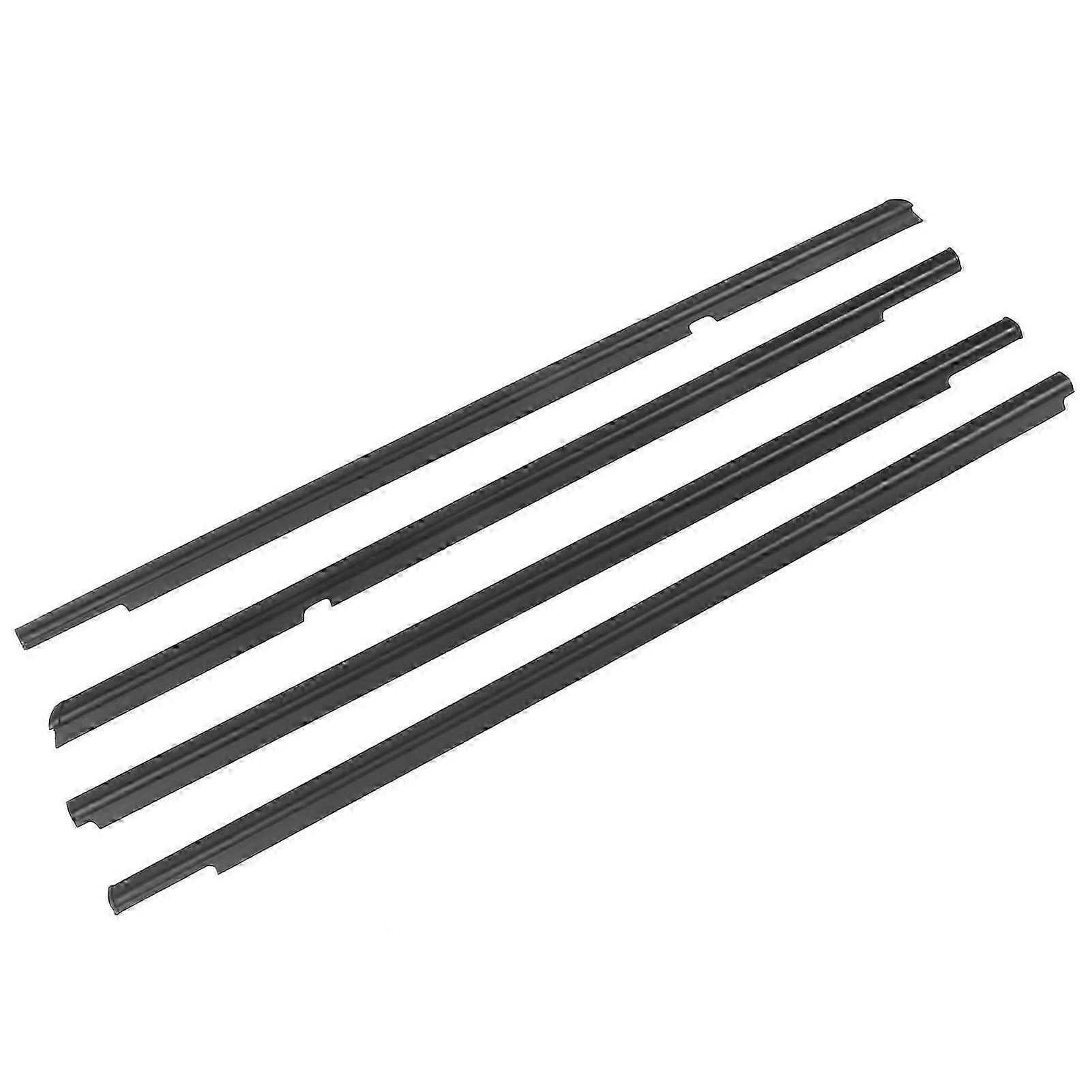 4Pcs Outer Windows Rubber Weatherstrip For Mitsubishi Outlander 2007-2012 Side Door Moulding
