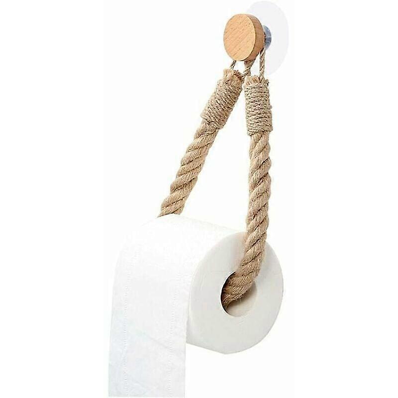 Hemp Rope Towel Holder Boho Rustic