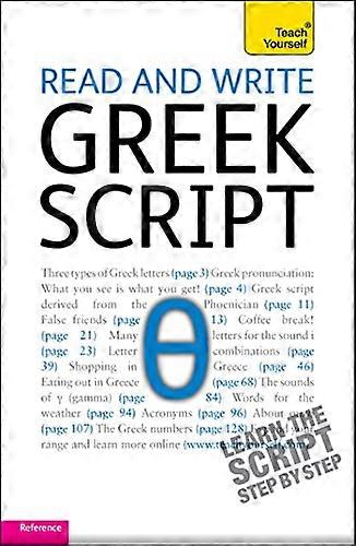 Read and write Greek script Teach yourself