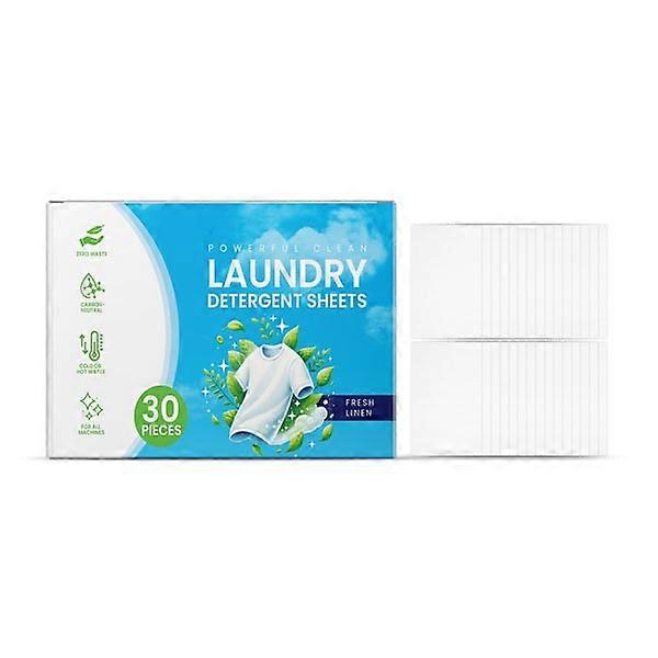 Pastilles de lessive Eau claire Détergent à lessive à faible mousse Papier Forte puissance