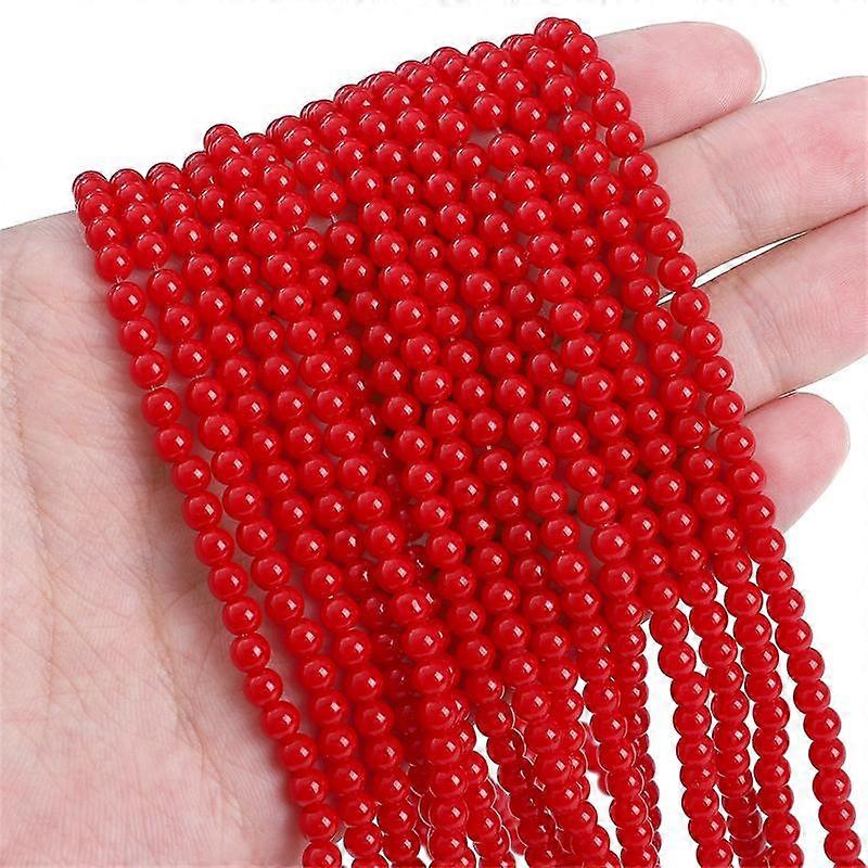 95Pcs Crystal Glass Beads Solid Loose Spacer Beads for DIY Necklace Bracelet Jewelry Making