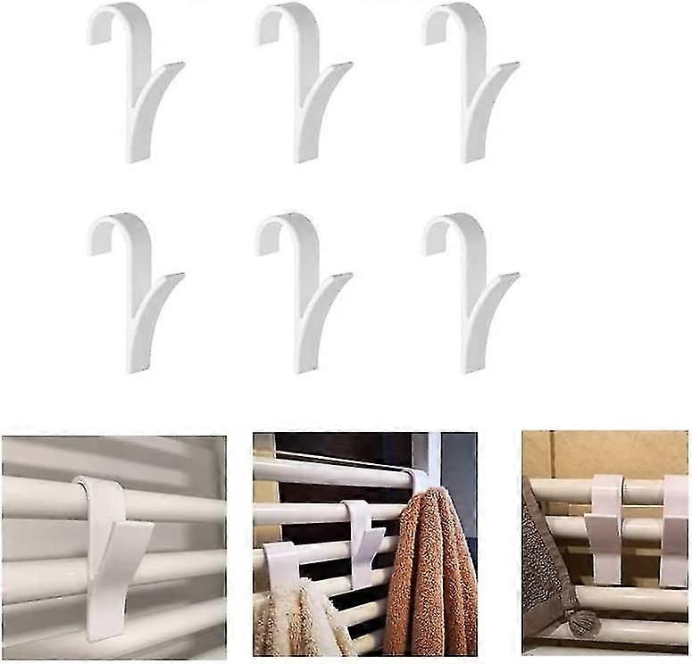 Universal Towel Radiator Hook - Plastic, White
