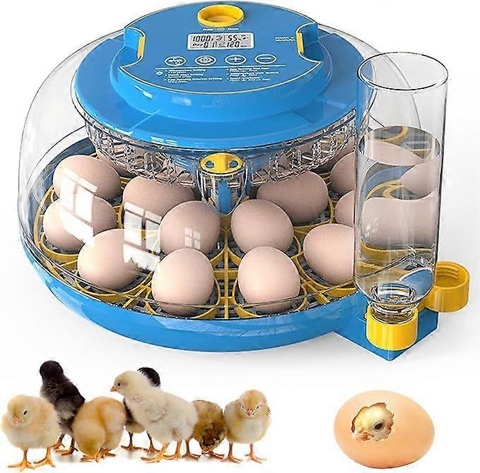 Incubators for Hatching Eggs, 18 Egg Incubator with Automatic Egg Turning and Humidity Control, 360 View Incubadora De Huevos De Gallina, Egg Candler,