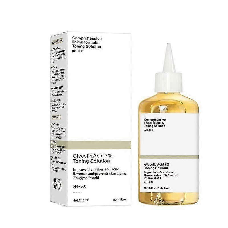 Glycolic Acid 7% Toner- Reduces Dullness, Hydrates Skin, Exfoliating Serum for Face,Minimises Pores, Fine Lines, Reduces Skin Imperfections 240ML