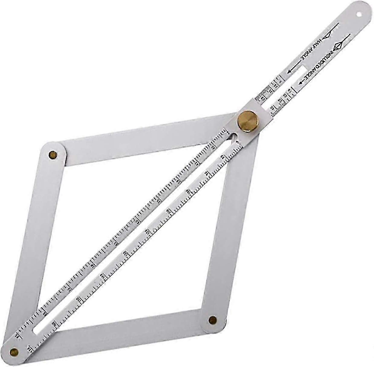 Angle Angle Finder, Aluminum Alloy Angle Measuring Ruler Ruler Protractor Measuring Tool for DIY Carpenters