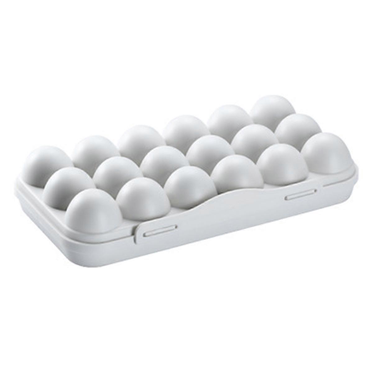 Stackable Egg Storage Tray Grey 18 Eggs (grey) (1pcs)