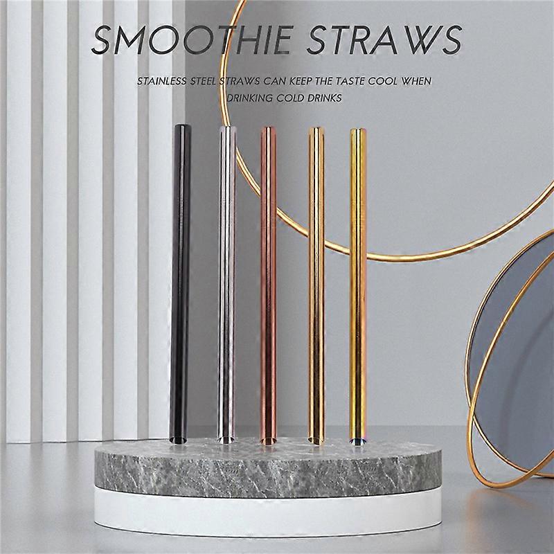 Wiederverwendbare Trinkhalme - Breite Strohhalme Strohhalme Smoothie-Strohhalme