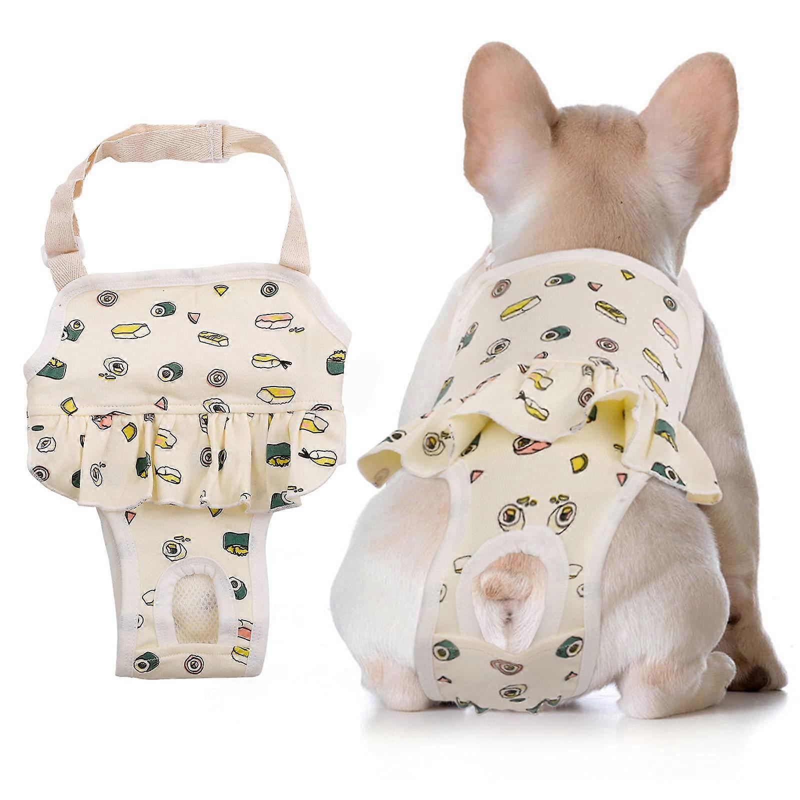 Dog Diaper, Washable Sanitary Cult with Adjustable Hanger, Reusable Dog Period