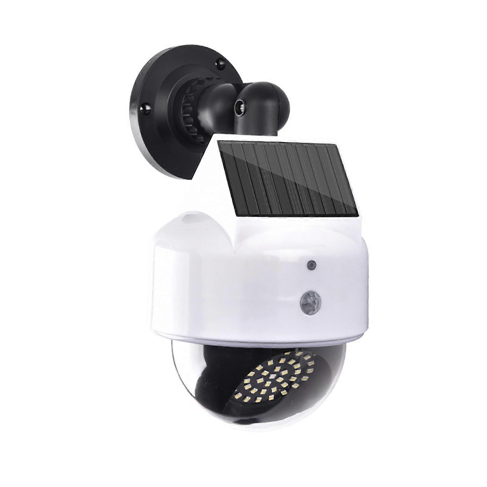 Solar Powered Human Sensor Security Fake Dummy Camera With Flashing Led Outdoor Use For Garden & Business