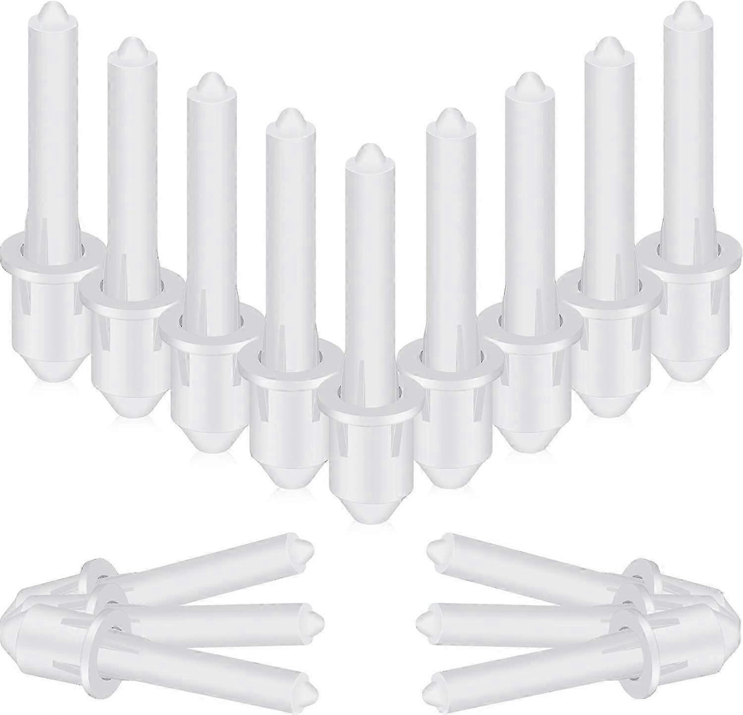 Shutter Repair Pins Replacement Repair Pins Plantation Shutter Pins for Windows Tools, White (20 Pieces)