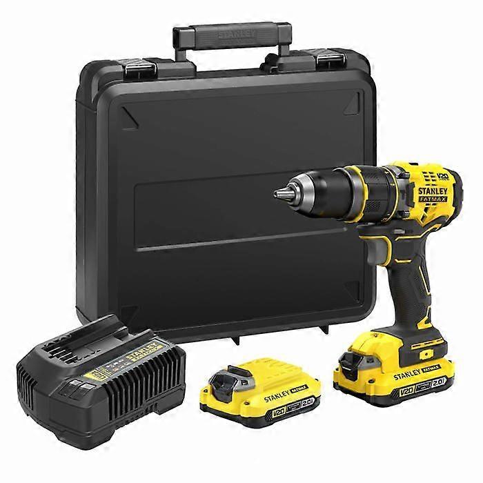 Perceuse à percussion - STANLEY FATMAX - SFMCD721D2K-QW - 18V - 80 Nm - 2 batteries 2Ah