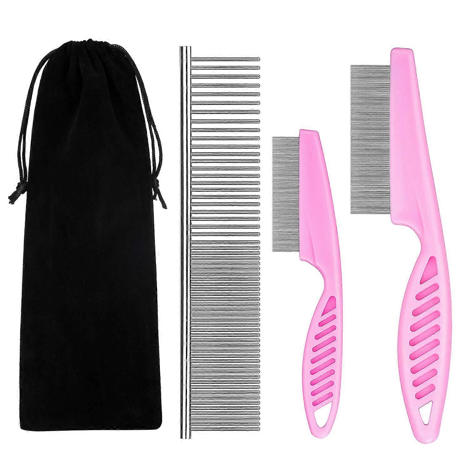 3 Pieces Comb for Grooming Remove Floating Hair and Combing Tangled Hair