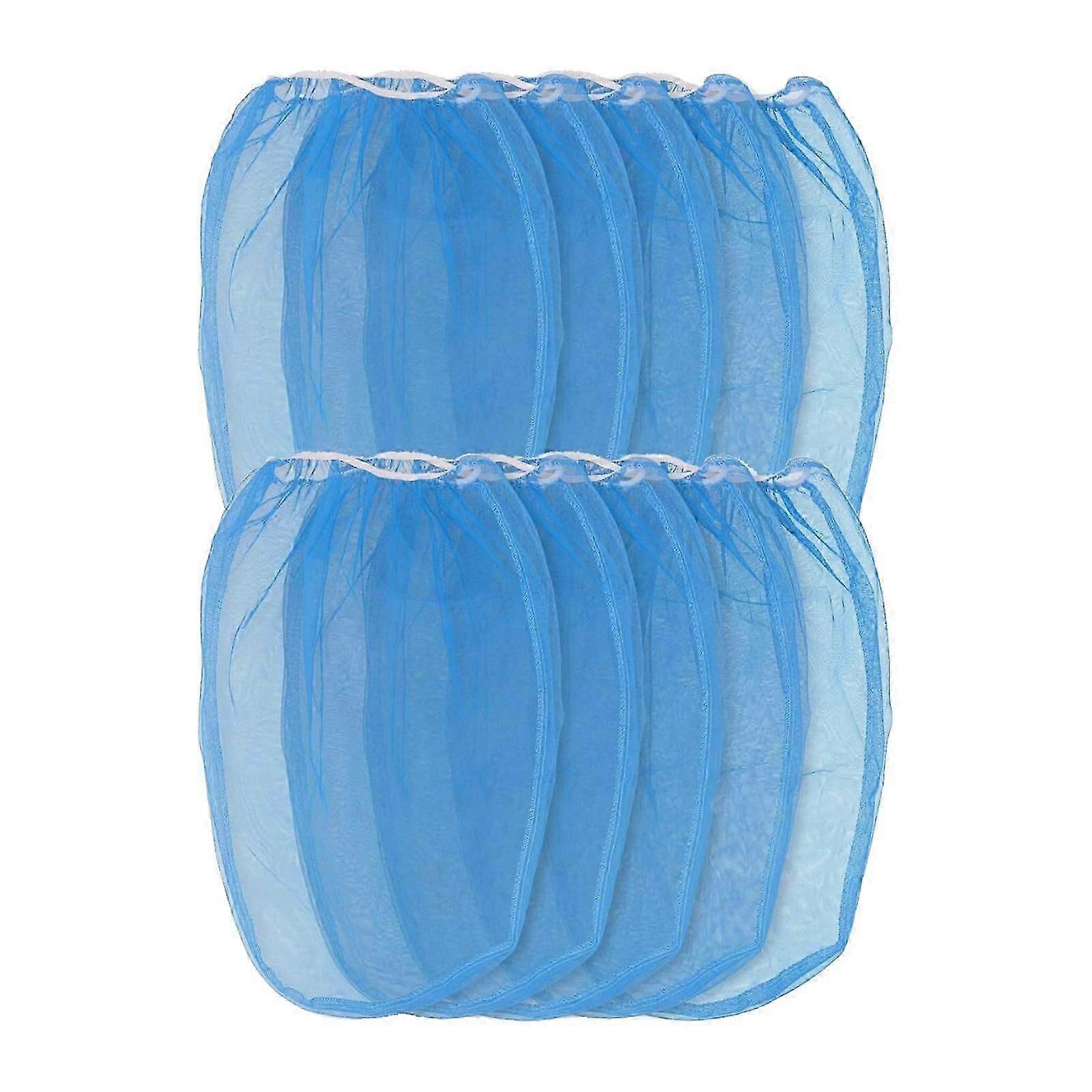 10 stk maling si poser mesh maling filter poser bærbar elastisk top åbning genanvendelig multifunktionel let at bruge filtrering taske