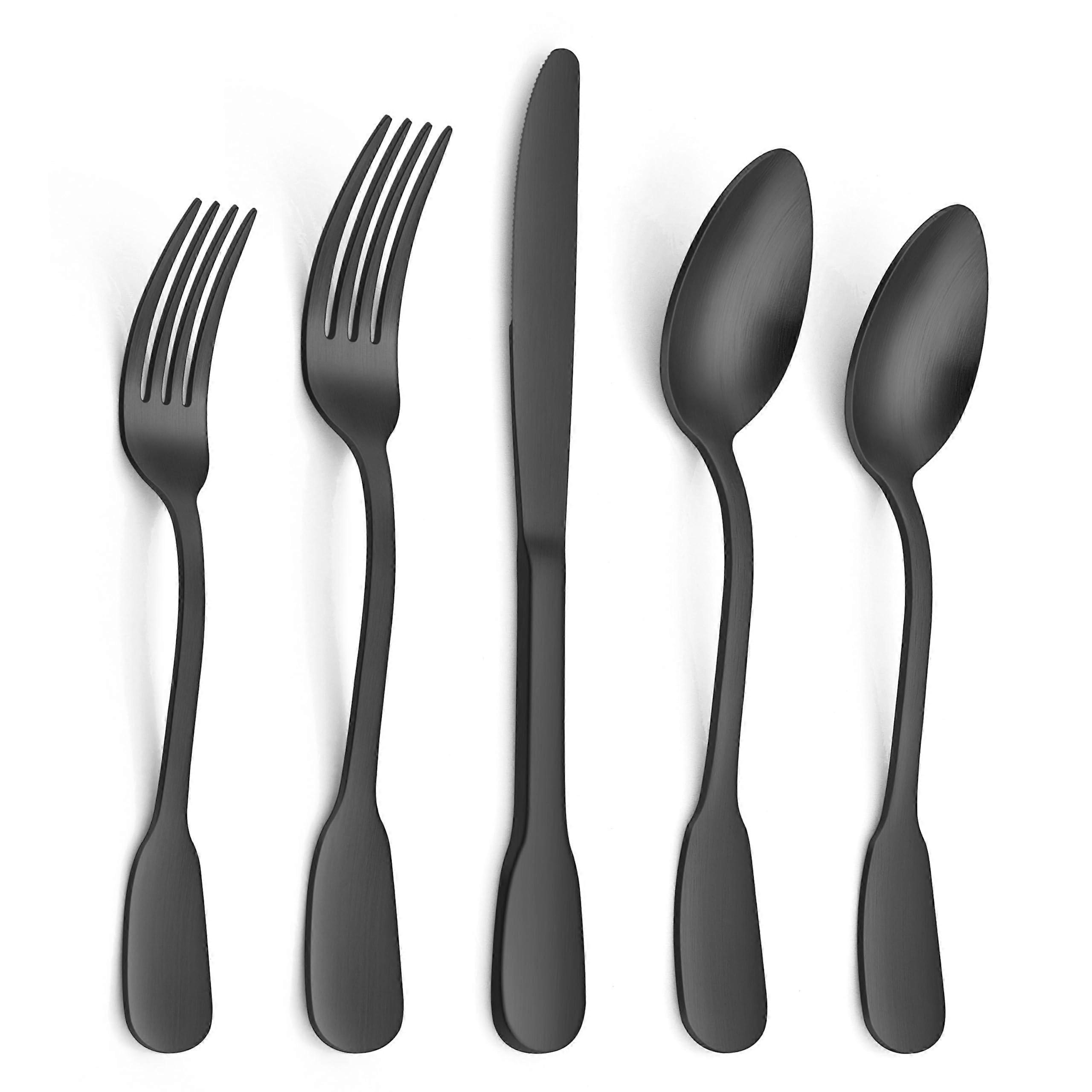 20 Piece Premium Silverware Set for Home Dining