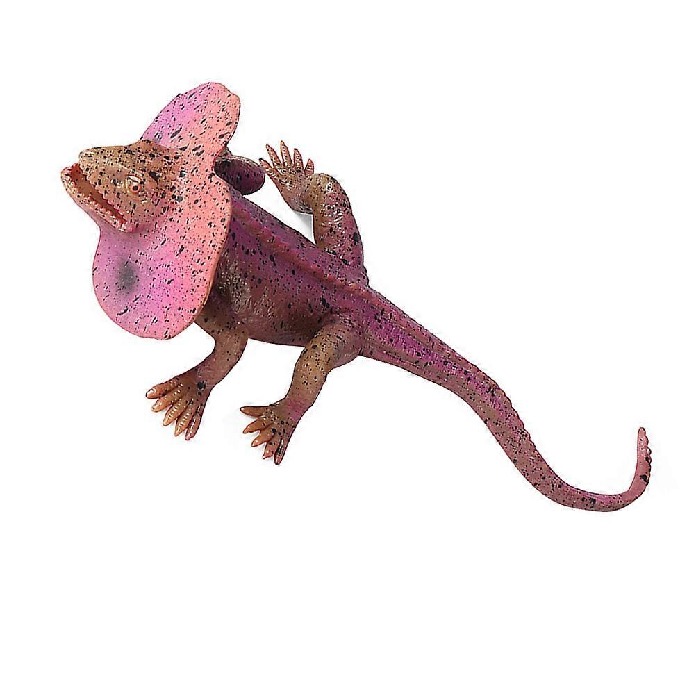 リアルな動物モデル置物シミュレーション静的TPRゴム紫トカゲフィギュアストレスリリーフ玩具減圧玩具キッズいたずら小道具