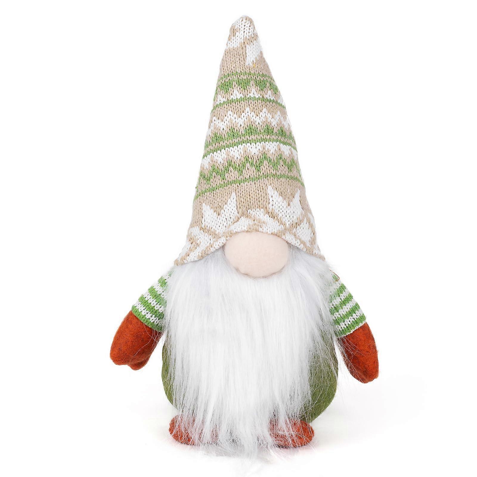 Handmade Plush Collectible Gnomes Holiday Decorations for Xmas Home Table Decor Gifts in Various Colors and Sizes