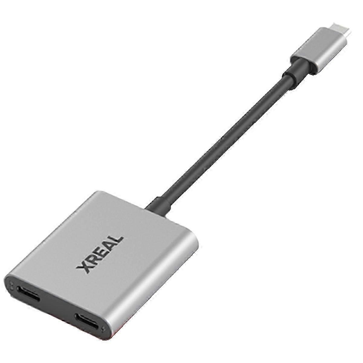 USB-C PD hurtigladeadapter for XREAL AIR/AIR2-briller med bærbar videohub