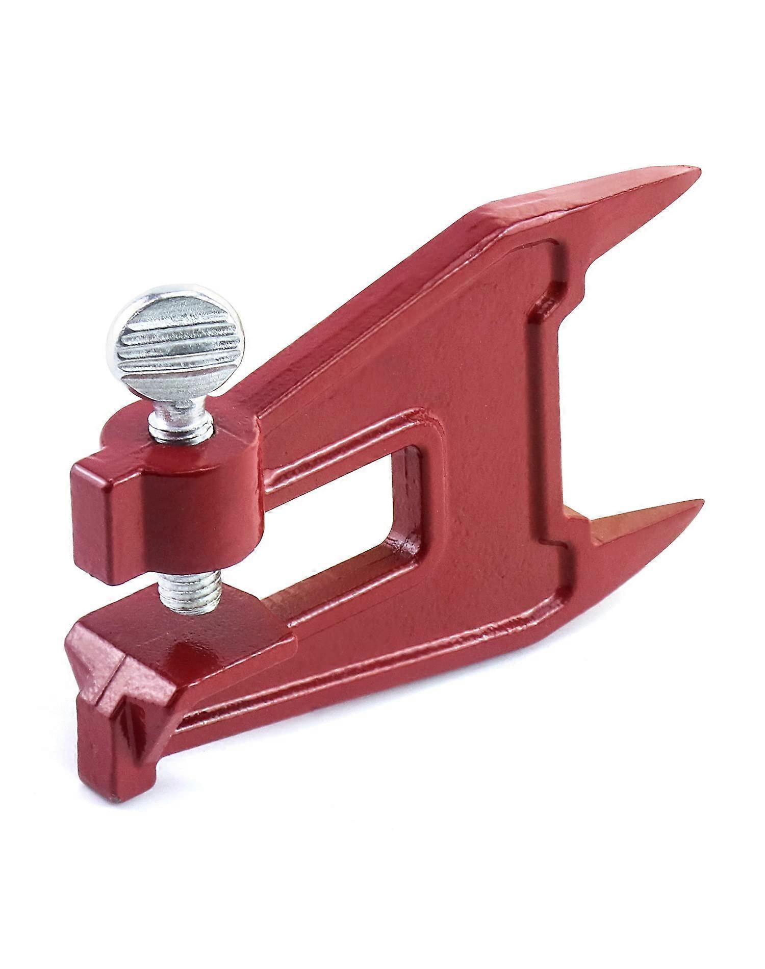 Chaaw Stump Vise, Chaaw Sharpening Accessory, Chaaw Filing Vise, for Sharpening Saw Chain, Red