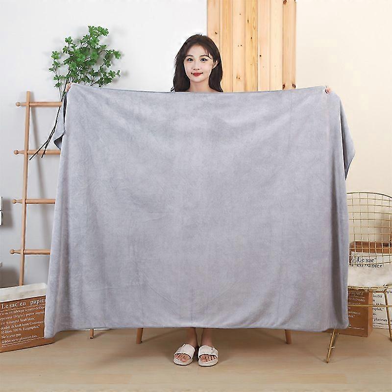 Extra Large Microfiber Bath Towel 100X200cm Soft Super Absorbent Map Quick-drying Towels Homeuse