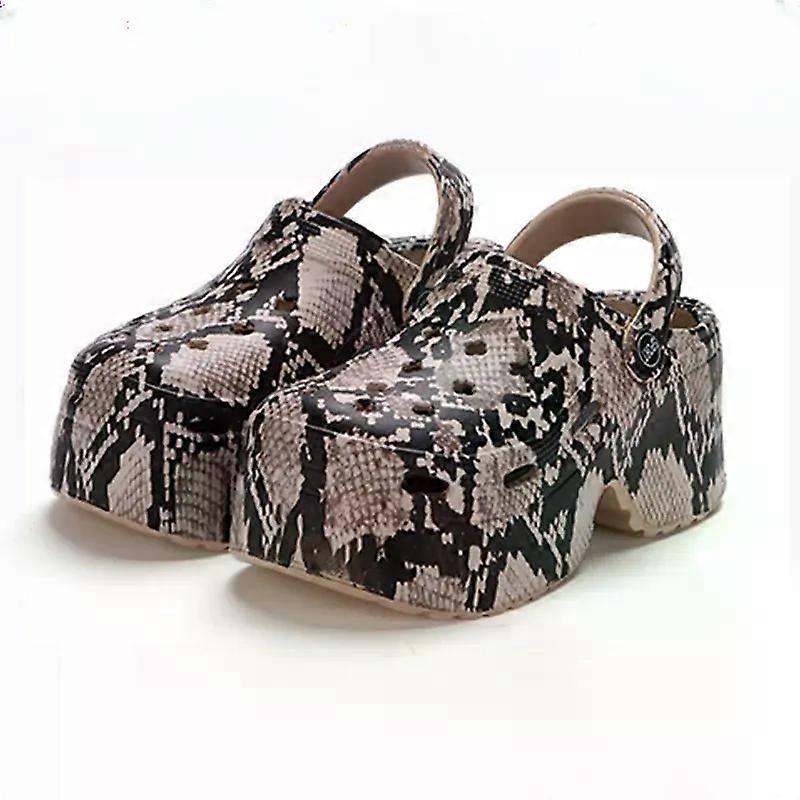 Hjem Tøffel Plattform Høy Hæl Kile Tsko Kvinne Sjarm Sandal Flip Flops Strand Chunky House Cloud Sko Dame Slides Utendørs