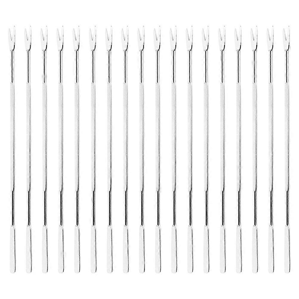 24Pcs Fruit Fork Practical Seafood Peeling Needle Tools Convenient Stainless Crab Tools