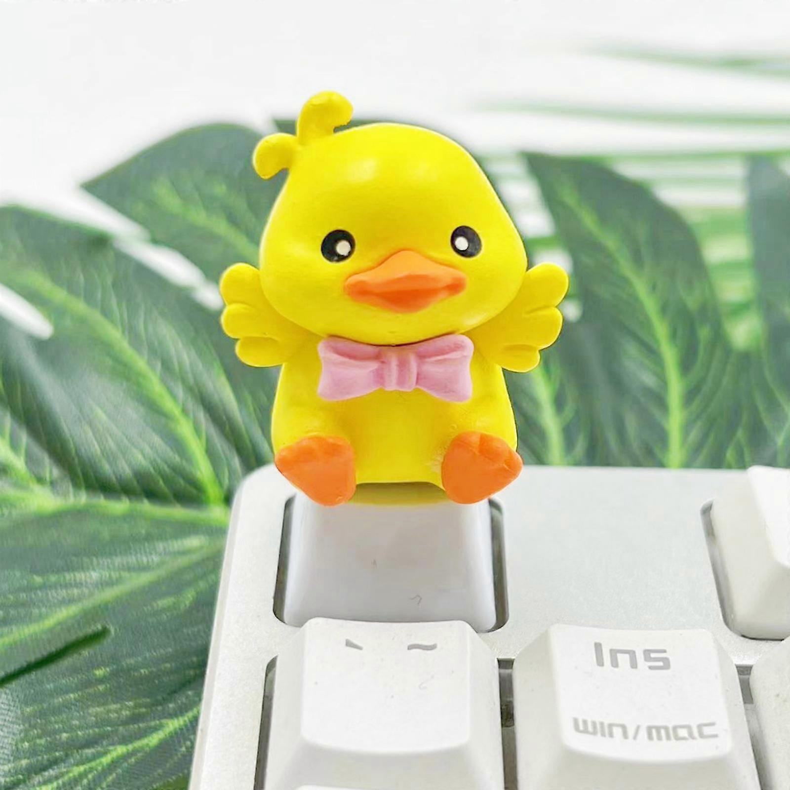 Duck Keycap OEM Profile ABS PVC Keycaps for Gaming Mechanical Keyboards Compatible Switches Keycaps Replacement Multicolor
