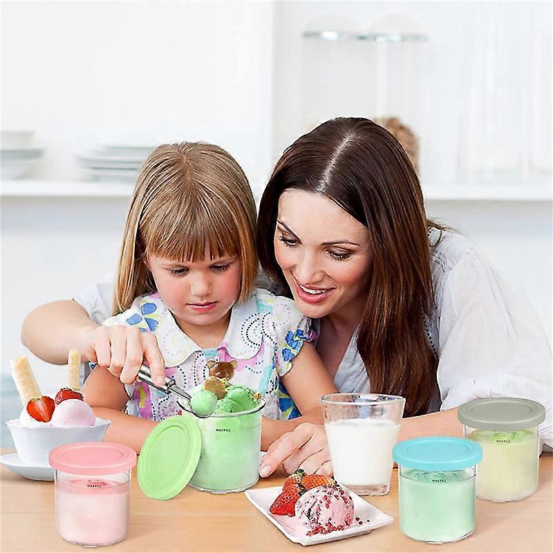 Replacement Pints and Lids for Creami for NC300, NC301(4 Pack )