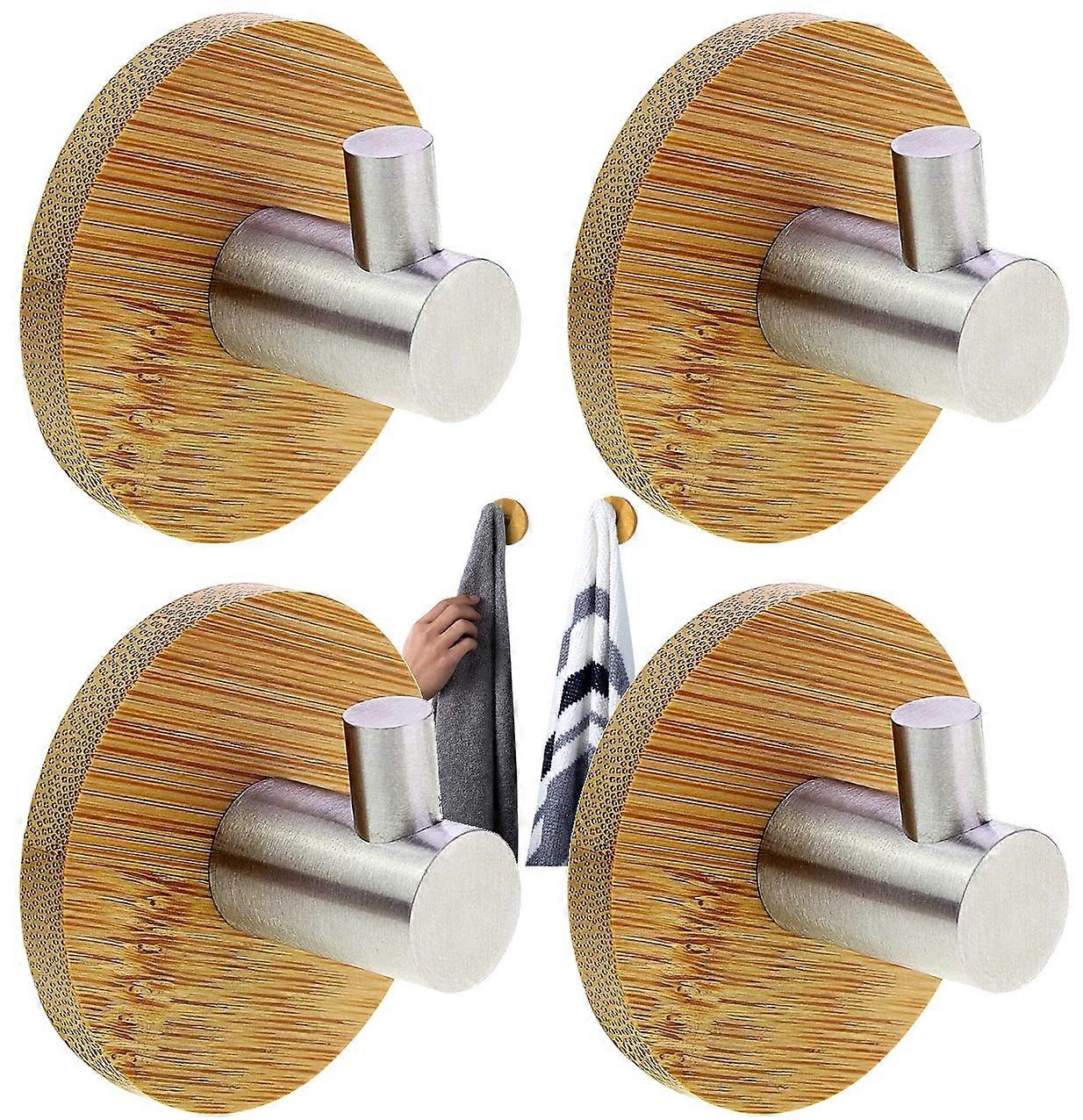 Hooks For Bathroom Self-adhesive Bathroom X 4